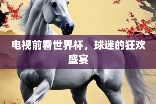 电视前看世界杯，球迷的狂欢盛宴