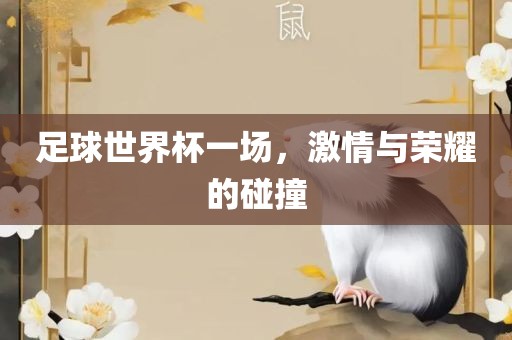 足球世界杯一场，激情与荣耀的碰撞