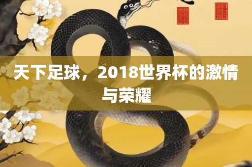 天下足球，2018世界杯的激情与荣耀