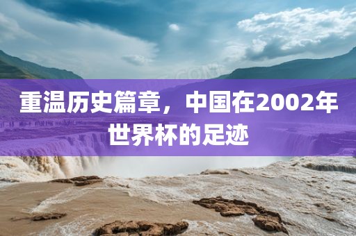 重温历史篇章，中国在2002年世界杯的足迹