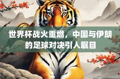 世界杯战火重燃，中国与伊朗的足球对决引人瞩目
