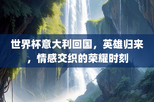 世界杯意大利回国,英雄归来,情感交织的荣耀时刻