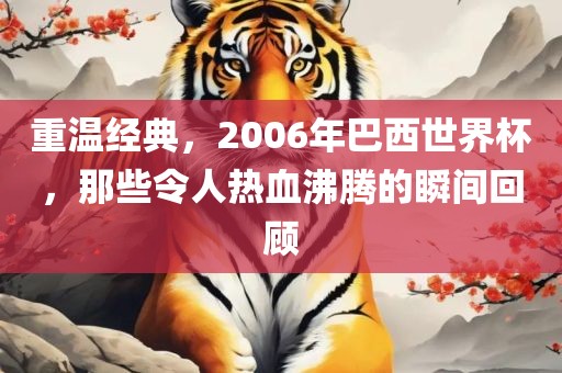 重温经典，2006年巴西世界杯，那些令人热血沸腾的瞬间回顾