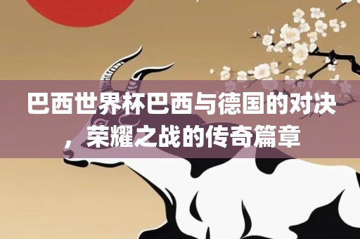 巴西世界杯巴西与德国的对决，荣耀之战的传奇篇章