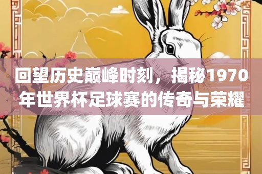 回望历史巅峰时刻，揭秘1970年世界杯足球赛的传奇与荣耀