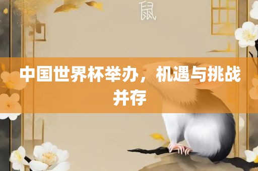 中国世界杯举办，机遇与挑战并存