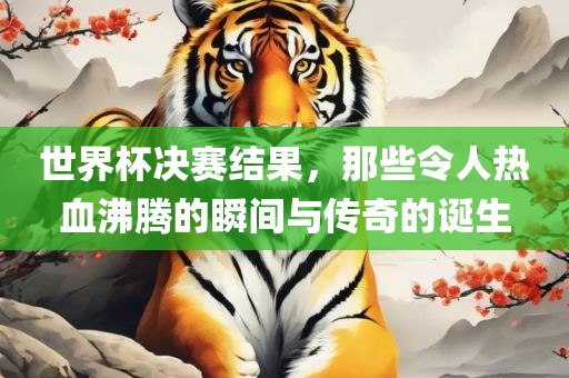 世界杯决赛结果,那些令人热血沸腾的瞬间与传奇的诞生