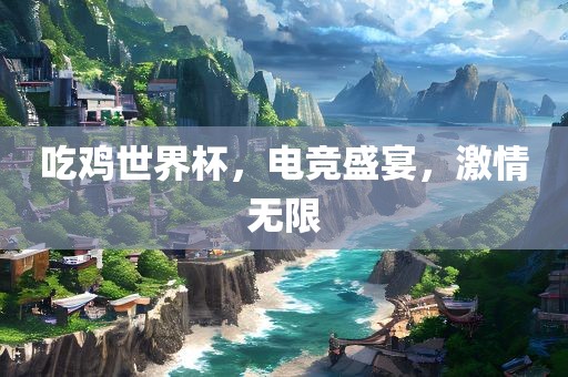 吃鸡世界杯，电竞盛宴，激情无限