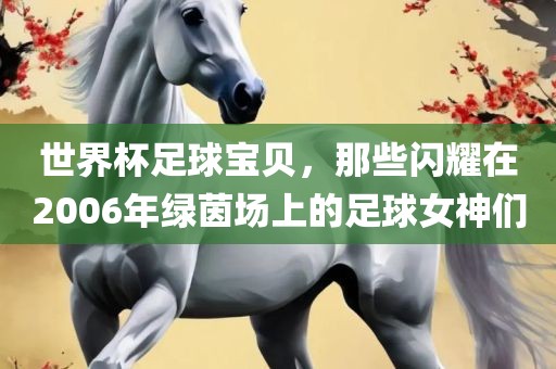 世界杯足球宝贝，那些闪耀在2006年绿茵场上的足球女神们