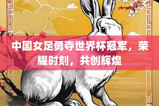 中国女足勇夺世界杯冠军，荣耀时刻，共创辉煌