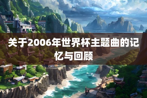 关于2006年世界杯主题曲的记忆与回顾