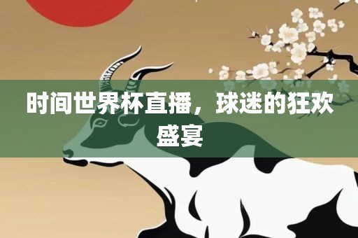 时间世界杯直播，球迷的狂欢盛宴